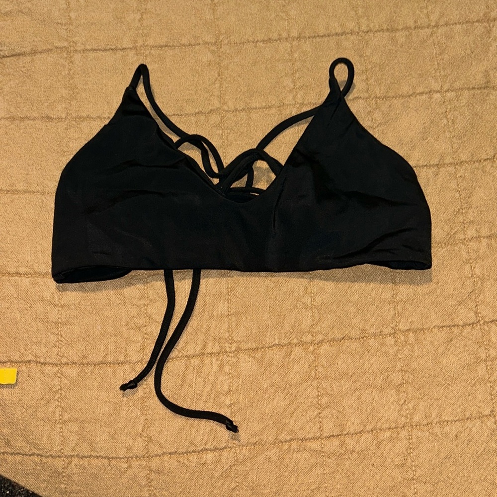 Black Adjustable Bikini Top - Worn Twice